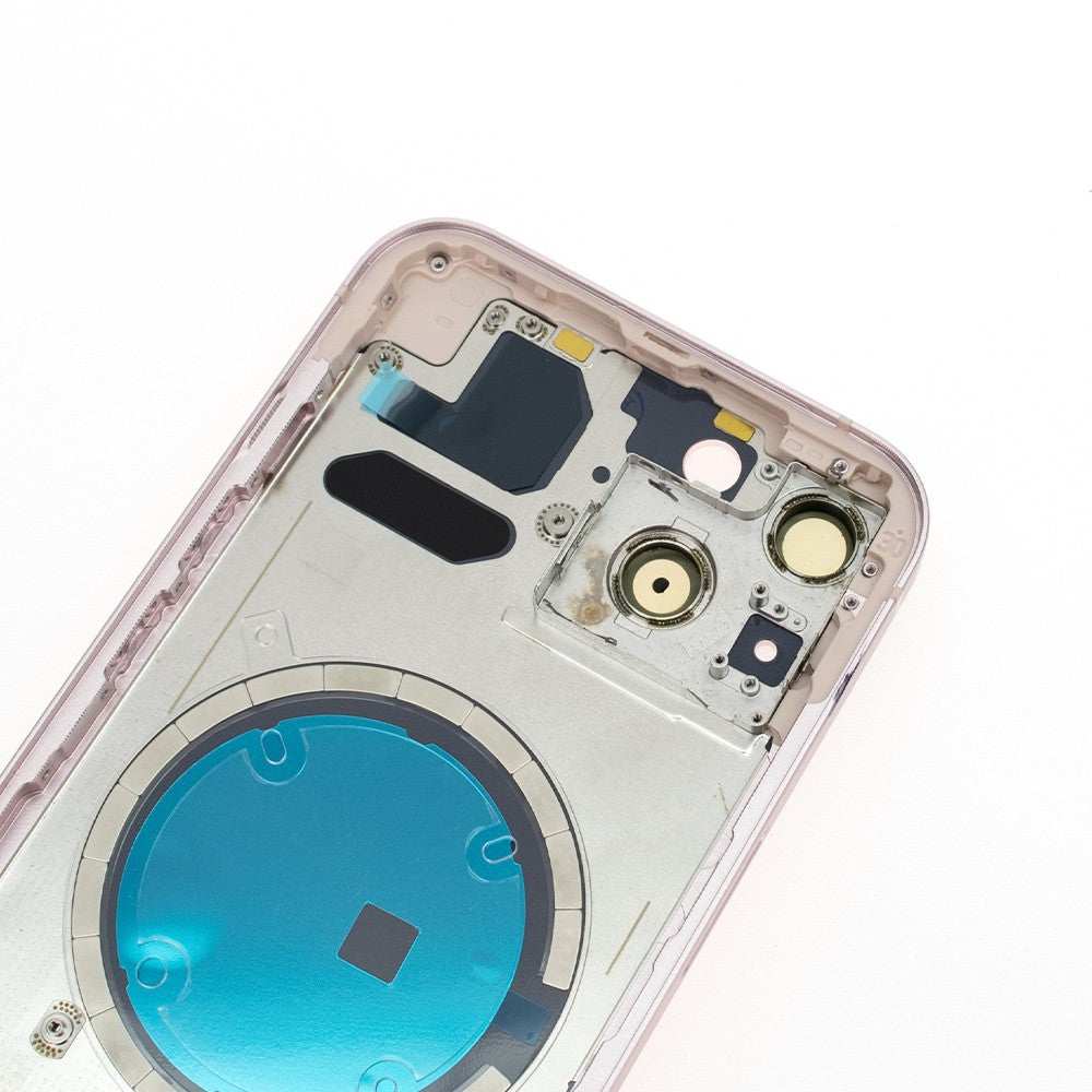 Rear Housing for iPhone 13 (NO LOGO)-Pink Rear Housing for iPhone 13 (NO LOGO)-Pink
